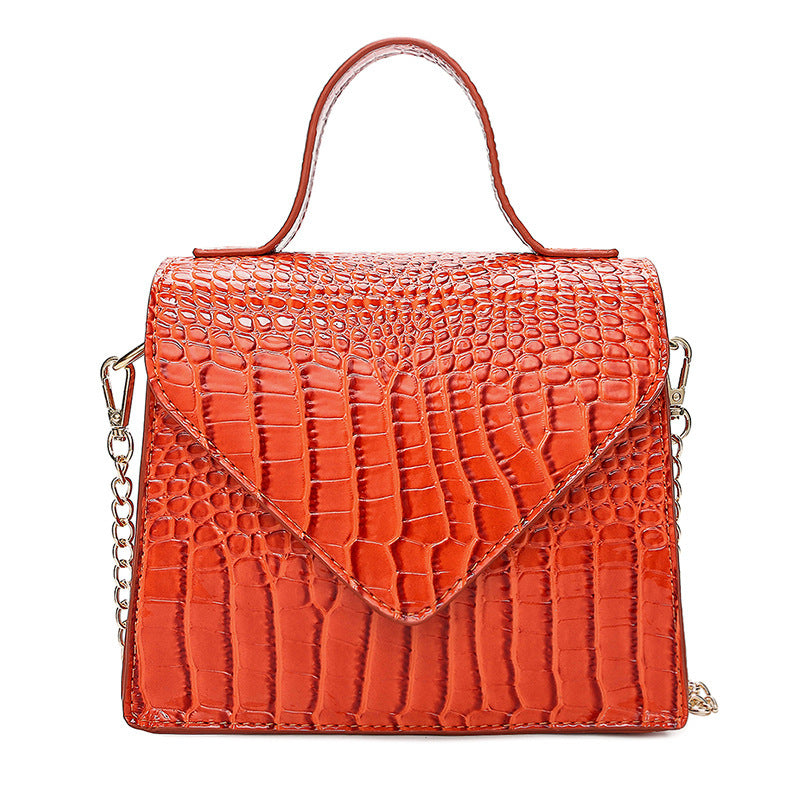 Sac à bandoulière portable avec chaîne en PU