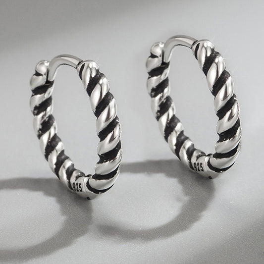 Boucles d'oreilles torsadées créatives, Europe et amérique, boucles d'oreilles à Clip, élégantes, gracieuses et simples