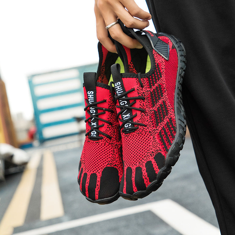 Men's Sports Leisure Mountaineering Shoes Hollow-out Fly Knit