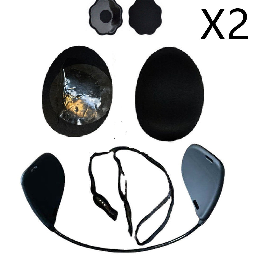 Kit de soutien-gorge plongeant profond, Patch de mamelon mince d'été, accessoires de sous-vêtements, soutien-gorge Push-up sans devant, dos nu, sans bretelles