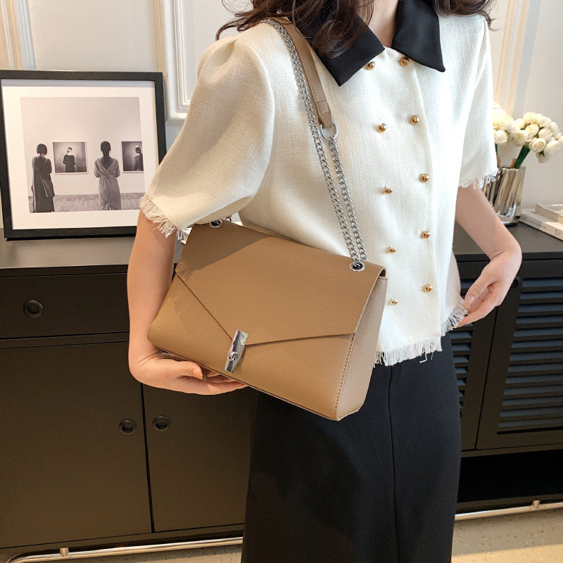 Chaîne mode sac à bandoulière sac populaire femme grande capacité bandoulière