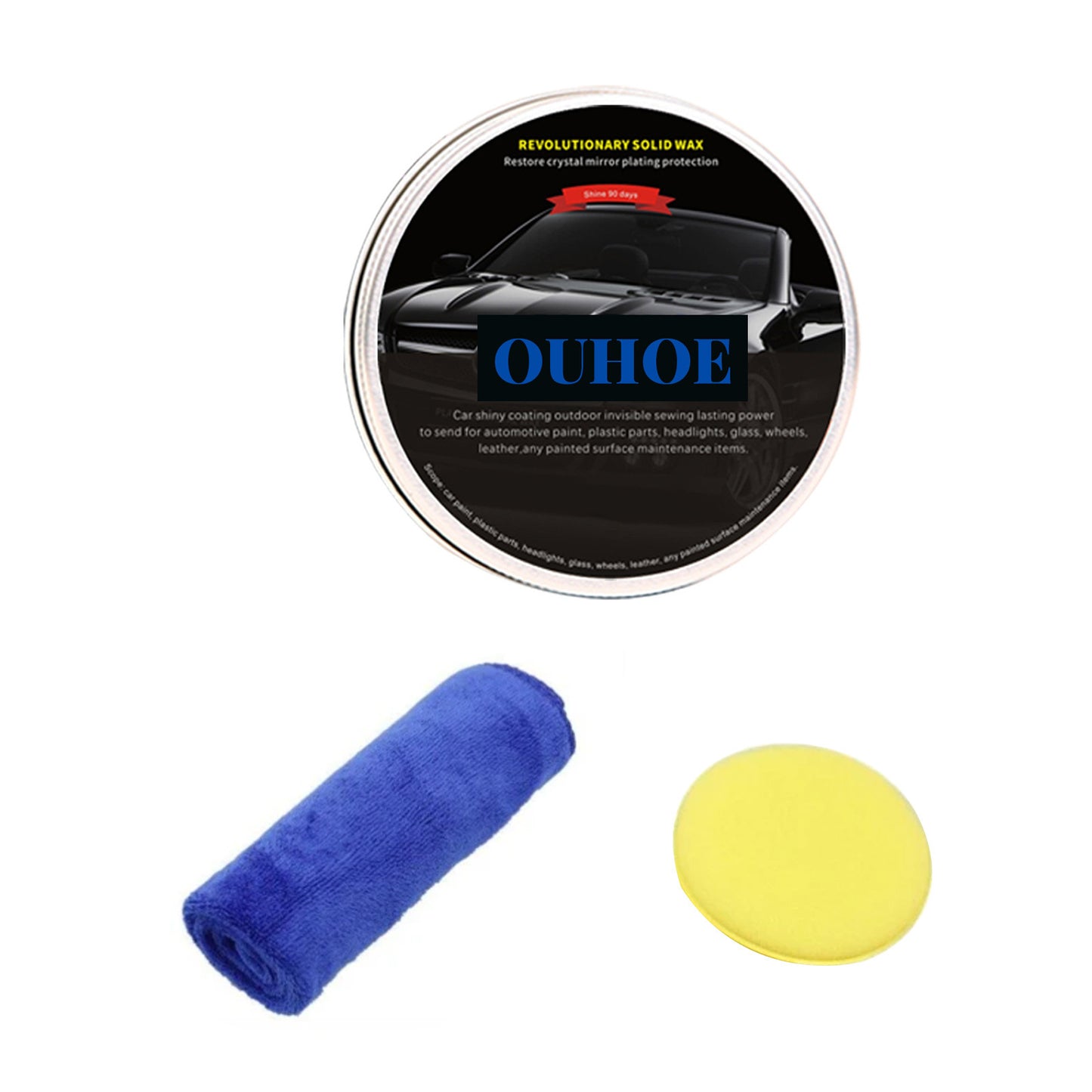 Cire solide automobile imperméable et antisalissure
