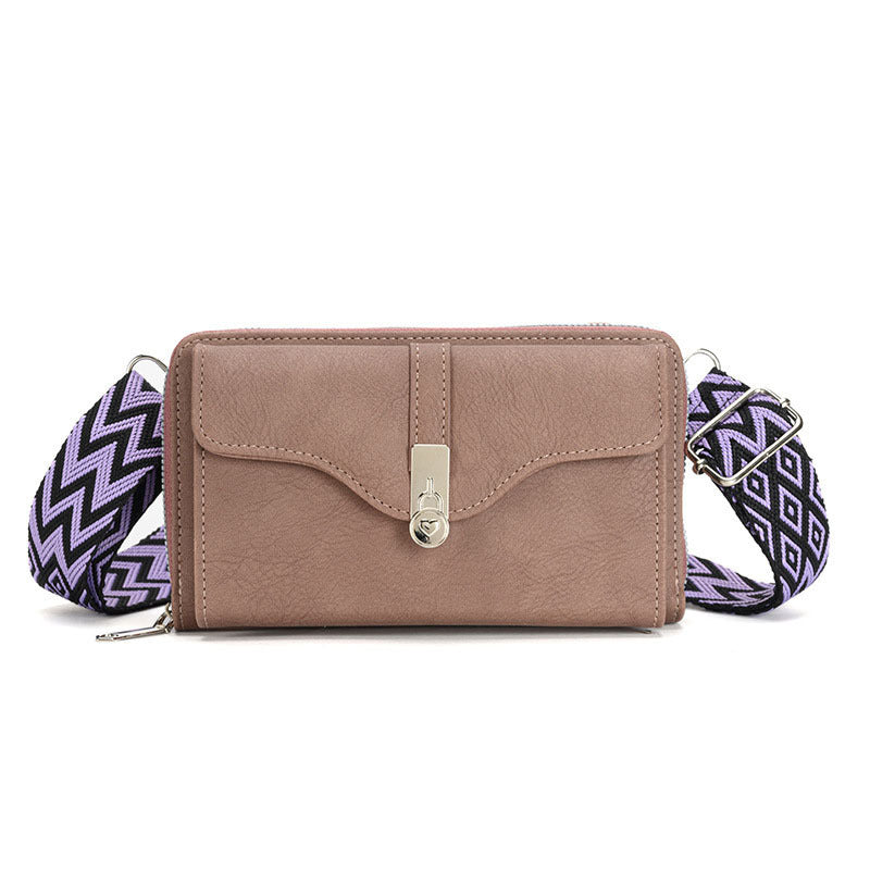 Women's Shoulder Messenger Broadband Mobile Large Capacity Small Square Bag