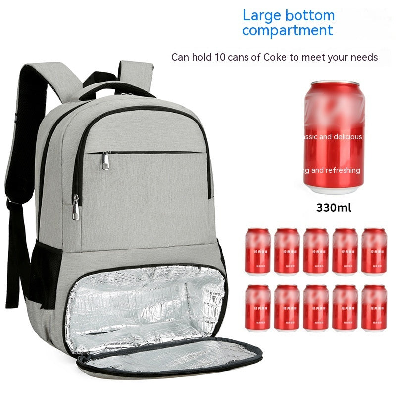 Outdoor Travel Thickening Thermal Insulation Backpack Leak-proof Water Bag