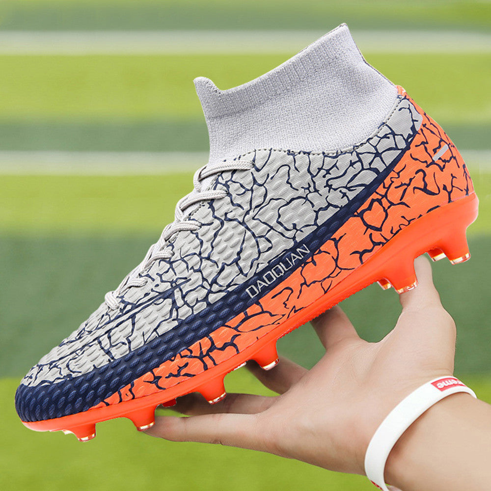 Chaussures d'entraînement montantes pour jeunes étudiants de football pour hommes