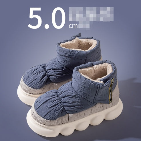 Cotton Slippers Couple Unisex Home Non-slip Flat Shoes Shit Slippers
