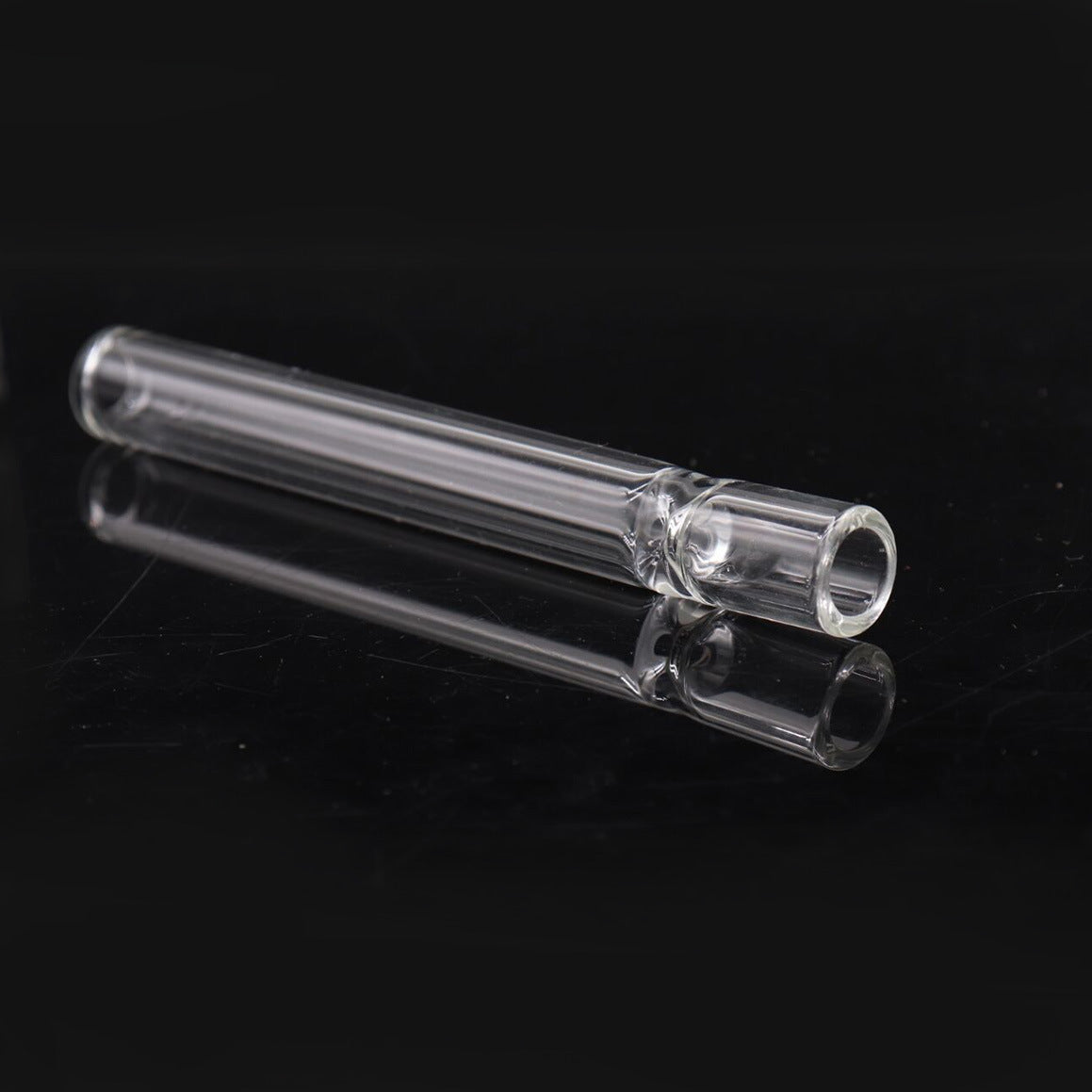 Tubo de humo telescópico Boquilla de succión de vidrio recto transparente