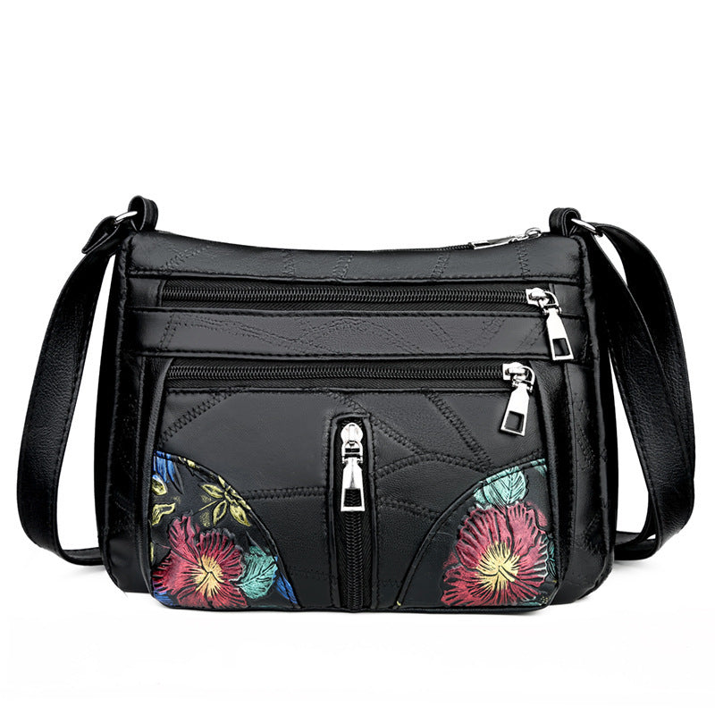 Soft Textured Women's Large Capacity Versatile Crossbody Bag
