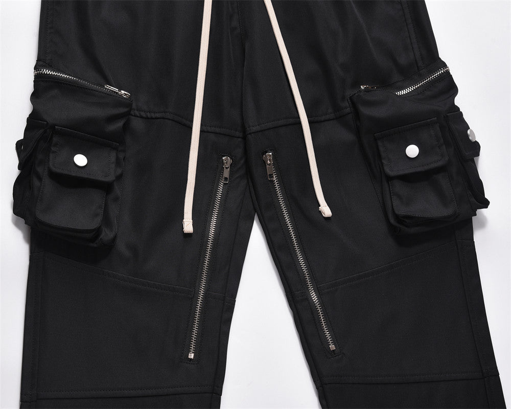 Mechanical Style Workwear Casual Trousers For Men