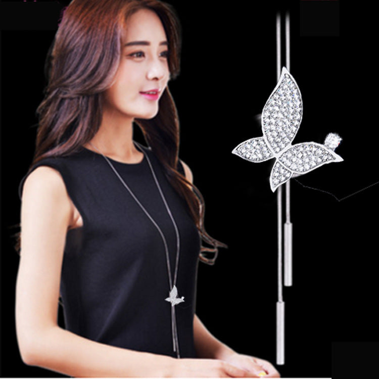 Autumn And Winter Long All-matching Tassel Female Accessories Pendant Pendant Necklace