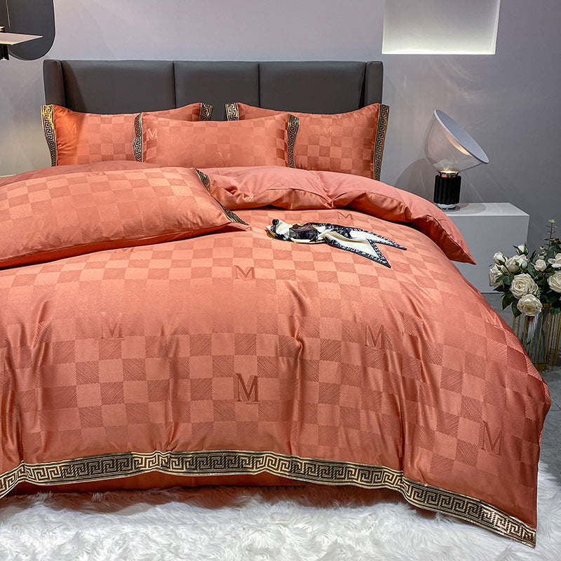 Draps en coton et soie, drap-housse, housse de couette