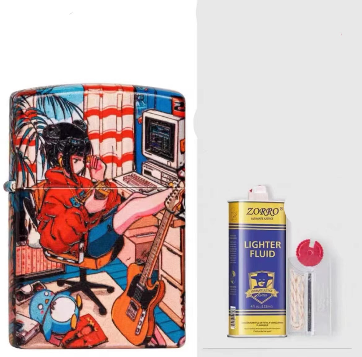 Encendedor de queroseno Muela abrasiva a prueba de viento Elemento secundario Alto nivel de apariencia