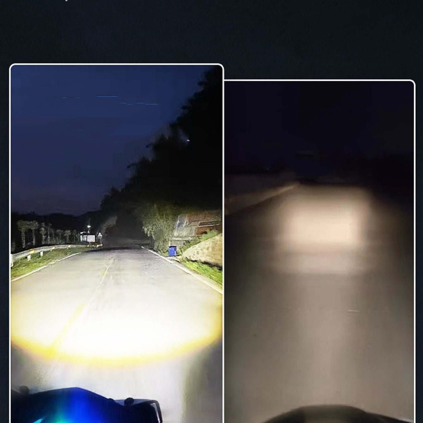 Accesorios de conversión de faros con lentes LED, luz lejana, luz cercana, bombilla integrada