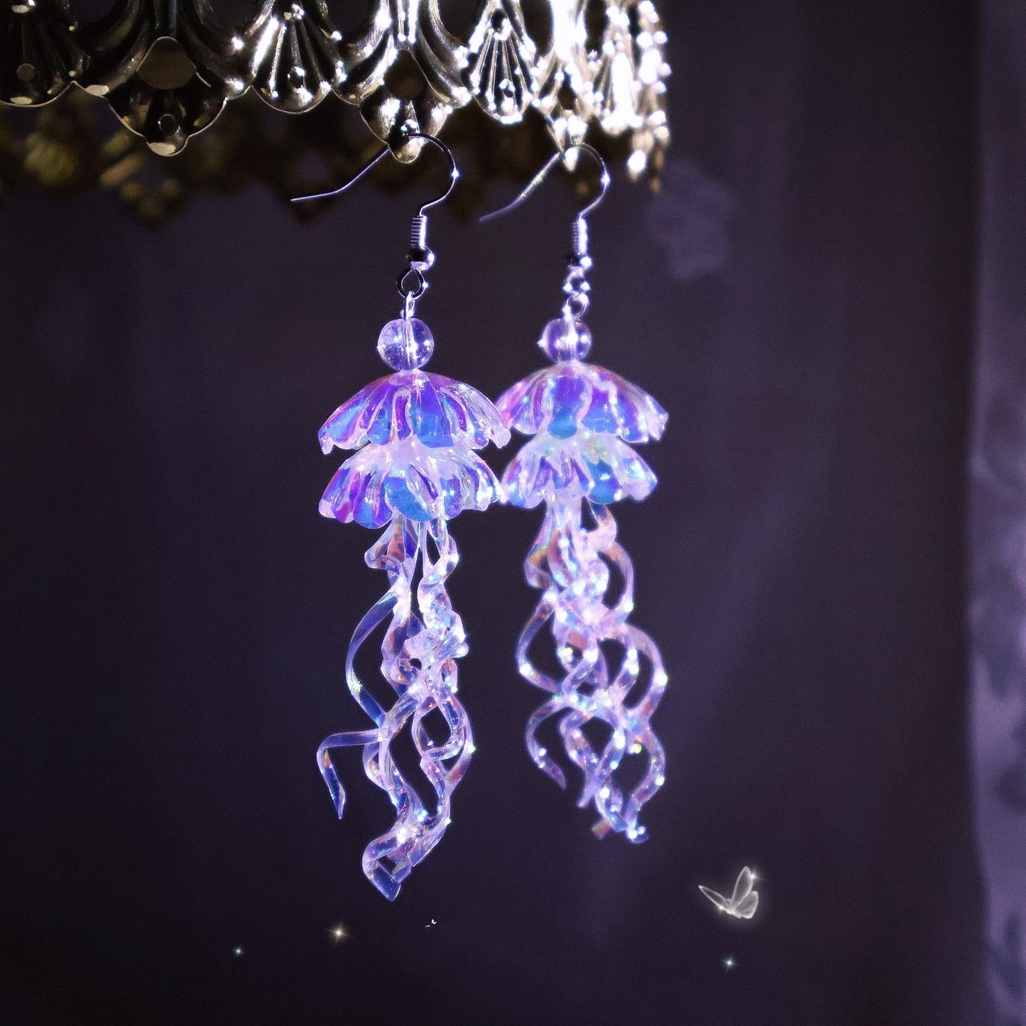 Boucles d'oreilles de bijoux de personnalité exagérée de coeur de fille