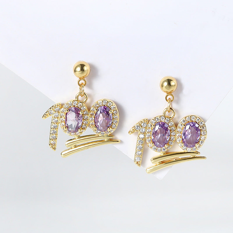 Clou d'oreille de personnalité de mode multi-style