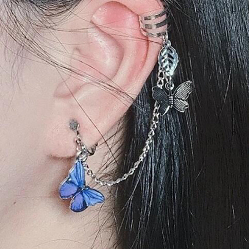 Ensemble créatif simple de cinq clips d'oreille non percés
