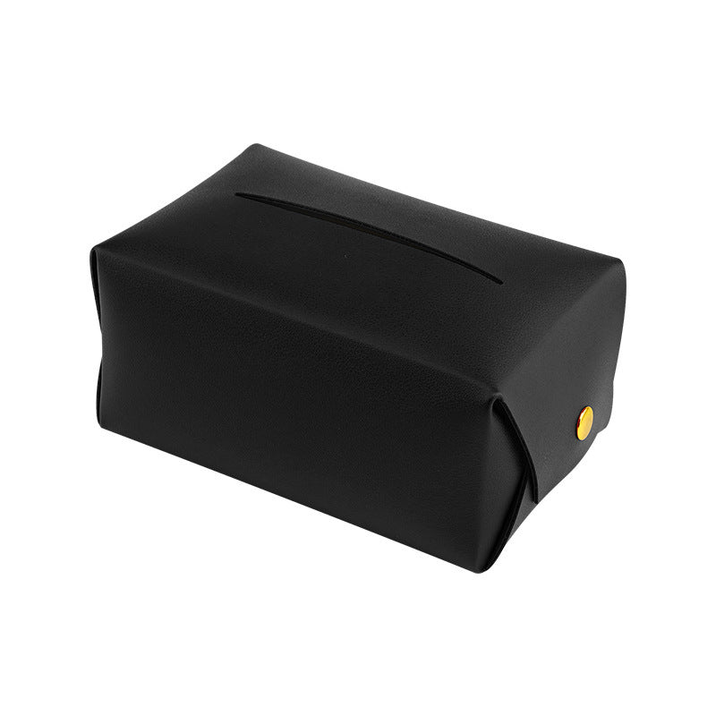 Simple Leather Tissue Box For Retro Car