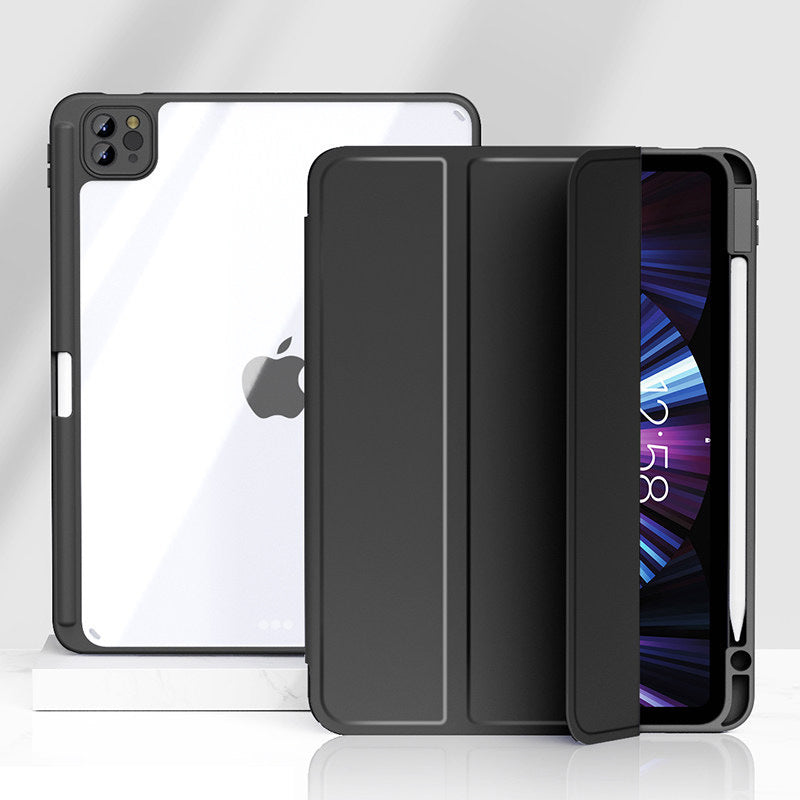 Compatible avec Apple, étui de protection magnétique avec fente pour stylo