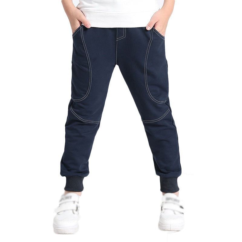 Pantalons de sport décontractés en pur coton pour enfants, nouvelle collection printemps et automne