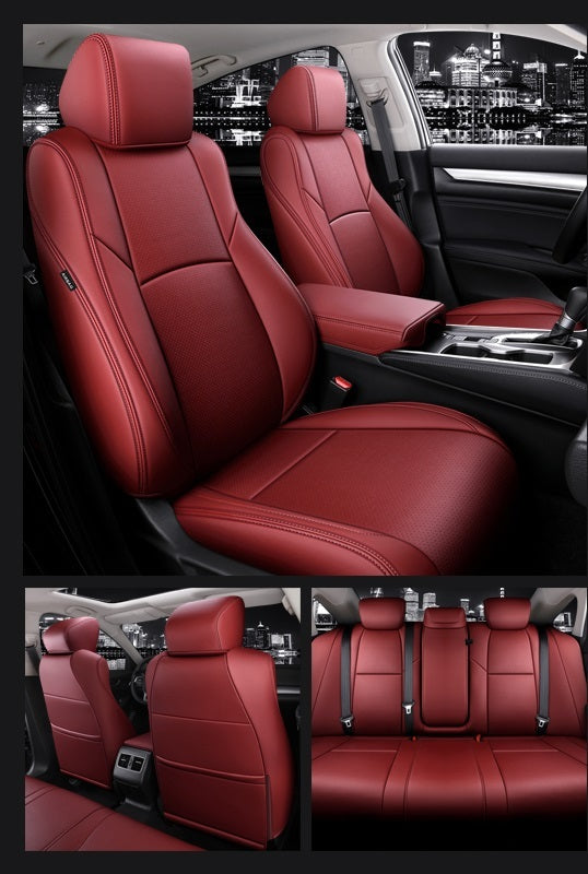 Housse de coussin de siège en cuir Binzhi Haoying