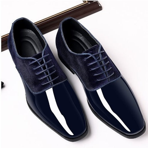 Zapatos formales de cuero de negocios para hombres Zapatos ligeros de moda de alta gama para hombres Low Top