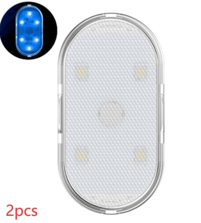 Lampe d'ambiance de chargement USB tactile dans la voiture