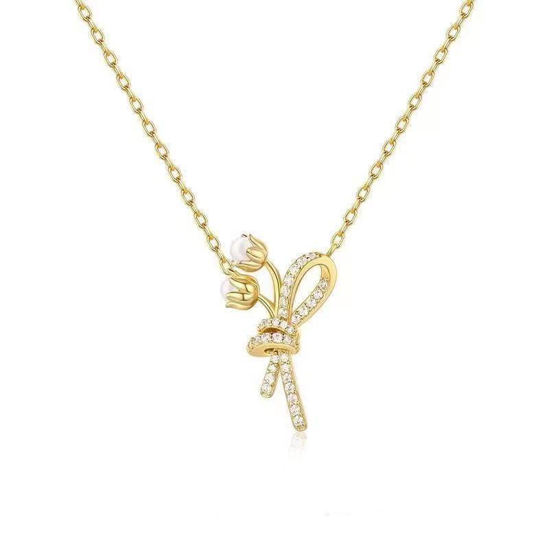 Fashion Short Pearl Necklace Women