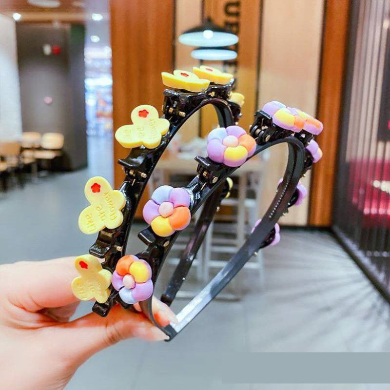 Accessoires pour cheveux à pince pour filles, rouge filet