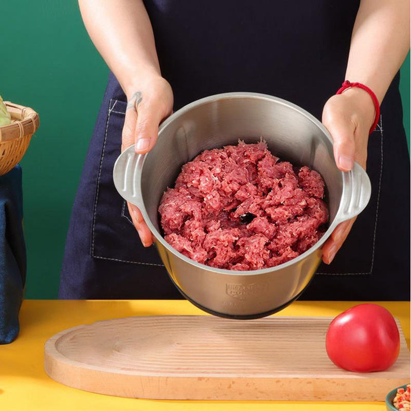 Picadora de carne de acero inoxidable