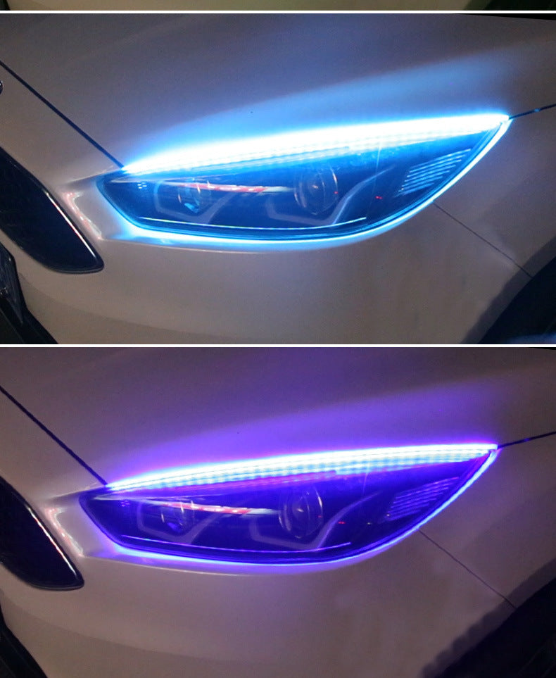 Coloré avec télécommande Streamer clignotant phares LED universels