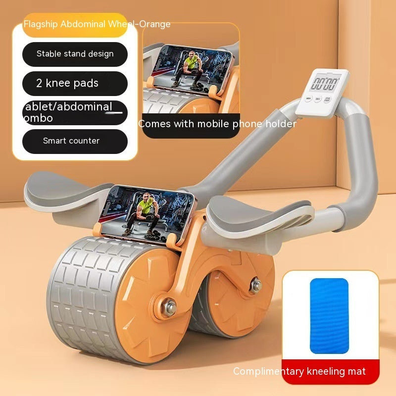 Support de coude roue abdominale Fitness Machine à rouler le ventre outil d'aplatissement du ventre