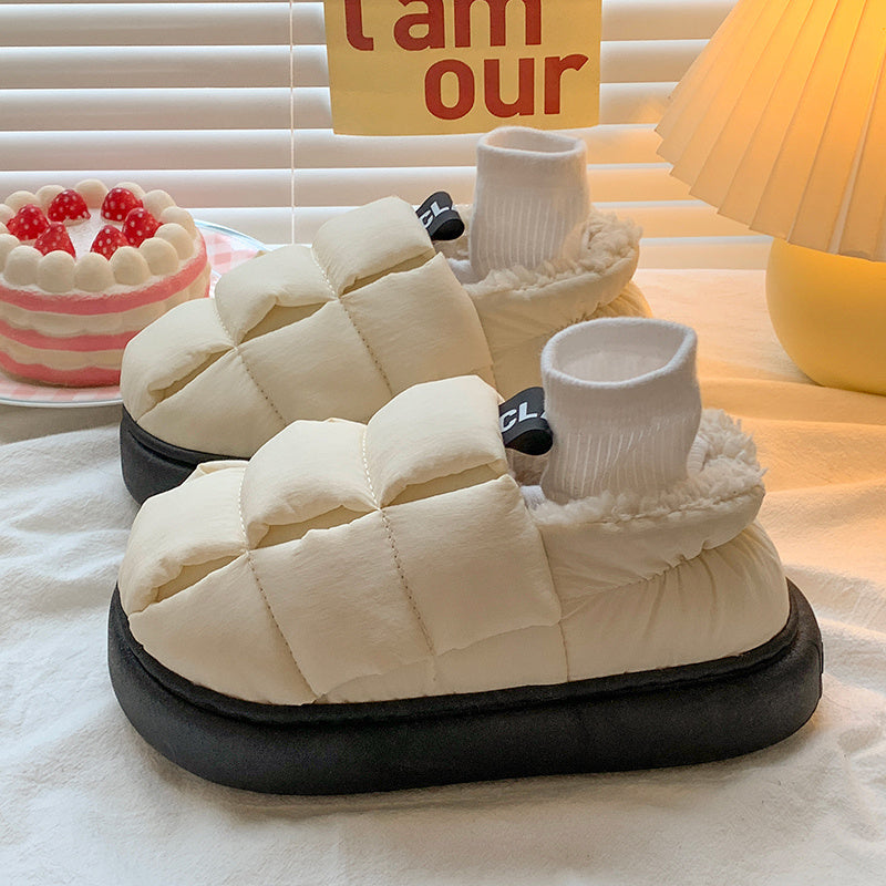 Chaussures En Coton À Plateforme De Couple Automne Et Hiver