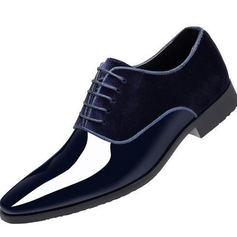 Zapatos formales de cuero de negocios para hombres Zapatos ligeros de moda de alta gama para hombres Low Top