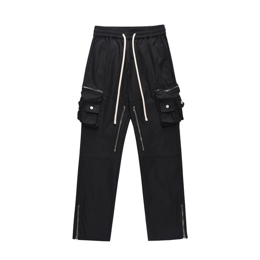 Mechanical Style Workwear Casual Trousers For Men