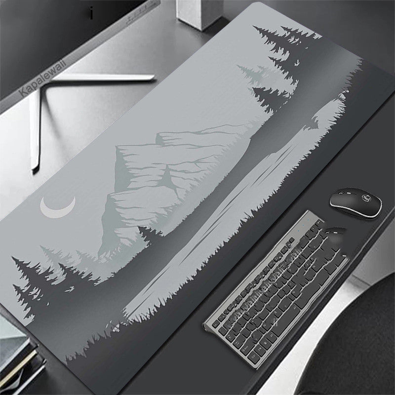 All Black Length Extra Long Mouse Pad Keyboard Desk Office Game Pad