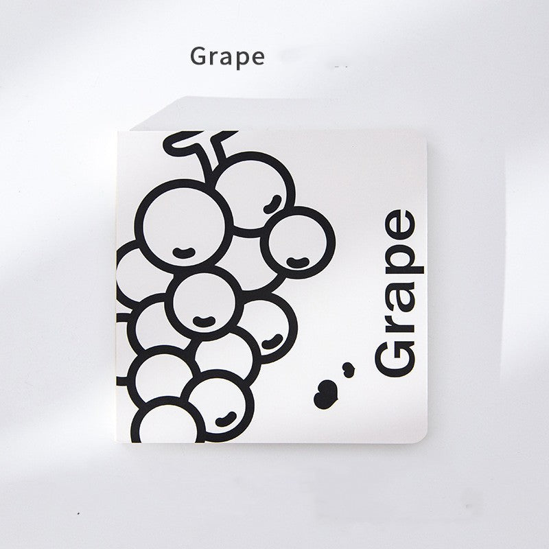Bloc-notes de livre carré de fruits simples, bloc-notes pour étudiantes