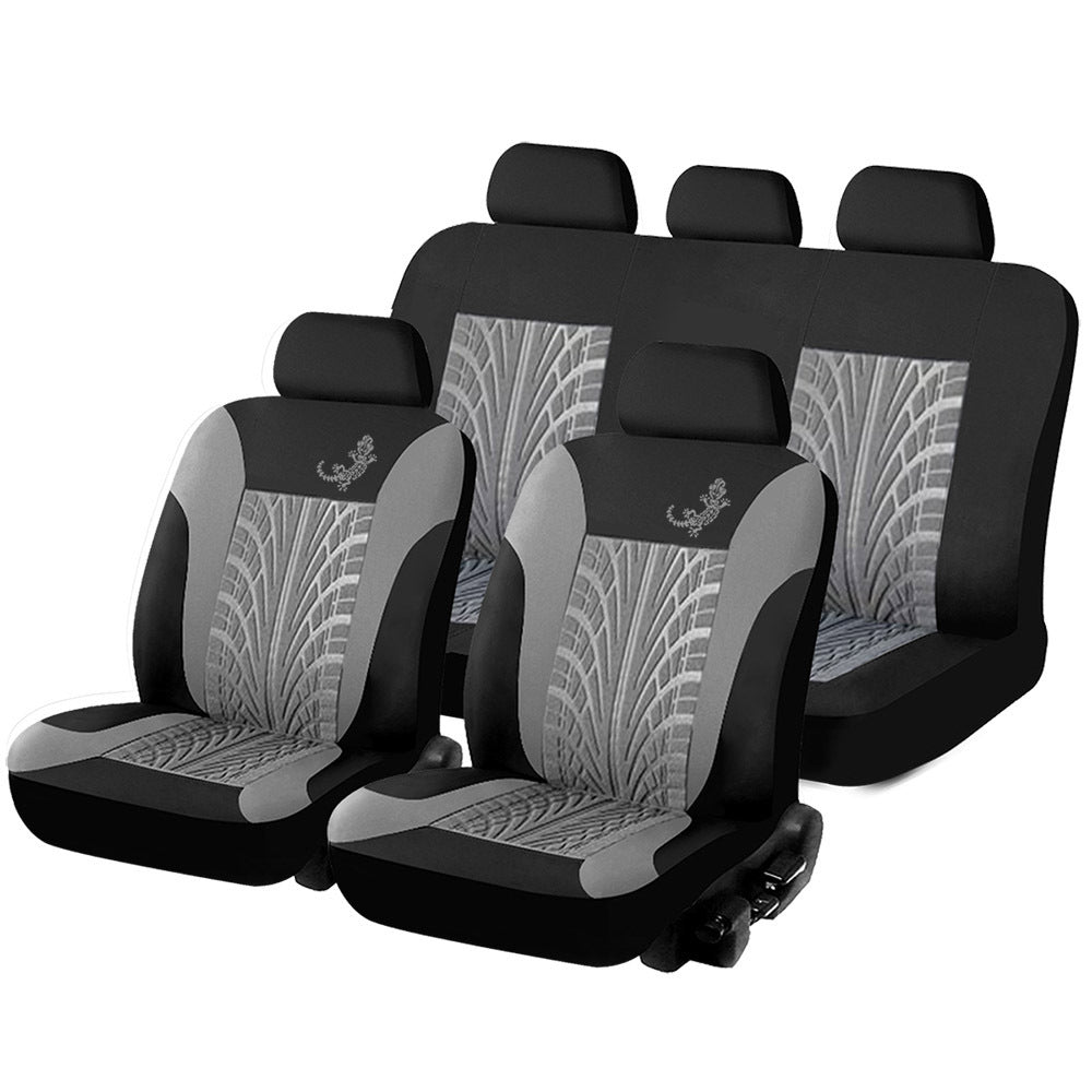 Housse de siège universelle pour voiture, 9 pièces en tissu maille Gecko