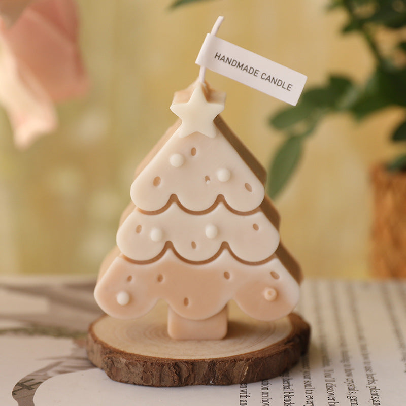 Moules en Silicone pour arbre de noël, pour bricolage, décoration d'ambiance créative, bougies parfumées faites à la main