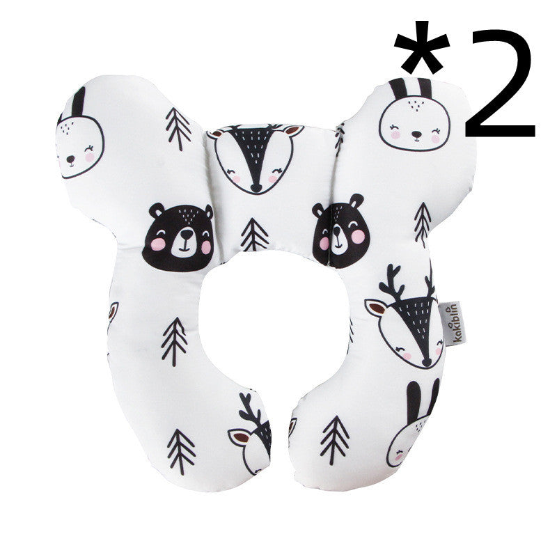 Oreillers de protection pour bébé, coussin de soutien en forme de U pour voyage et voiture