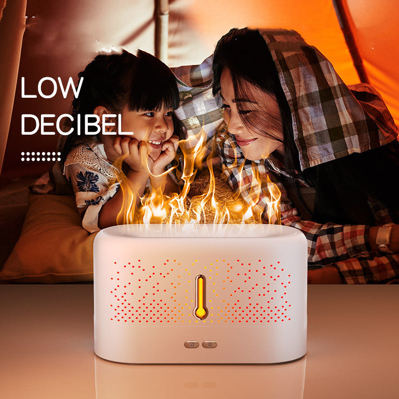 Difusor ultrasónico de aromaterapia - Humidificador de llama doméstico