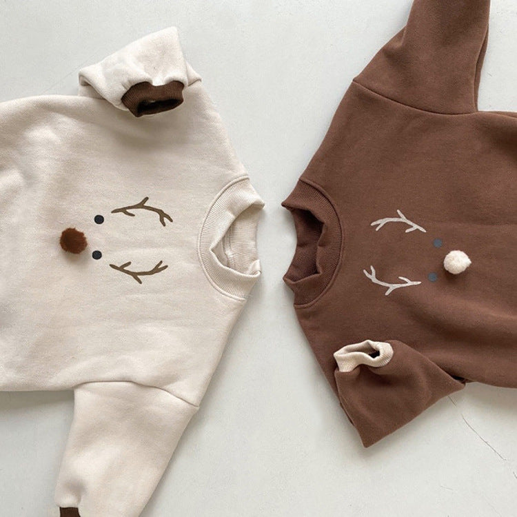 Vêtements de noël barboteuse vêtements pour bébé automne et hiver