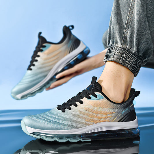 Zapatilla de deporte con cojín de aire transpirable informal de moda para hombre