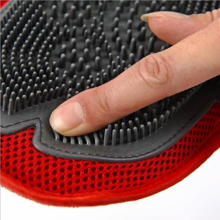 Brosse de massage de toilettage en fourrure de chien