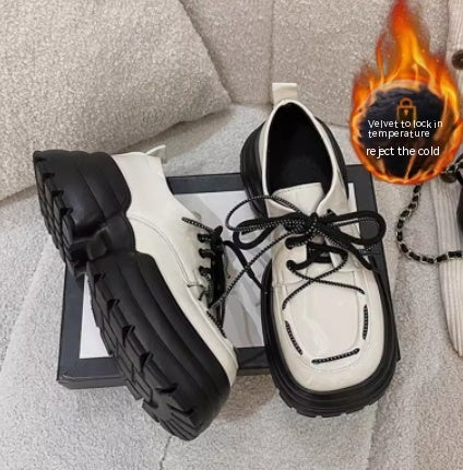 Chaussures à lacets en cuir souple Dad D'Lites College