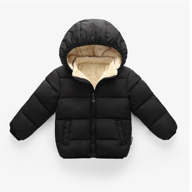 Manteau enfant en cuir d'agneau