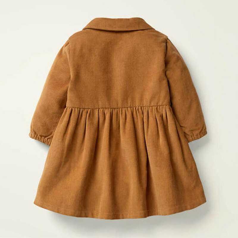 Vestido infantil de otoño para niñas pequeñas