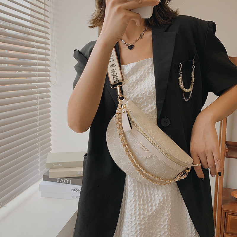 Sac à bandoulière pour femmes, petit sac de taille décontracté et polyvalent, été