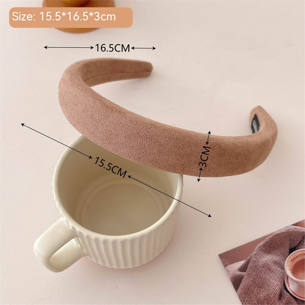 Milk Tea Coffee Color Series Headband Fashion