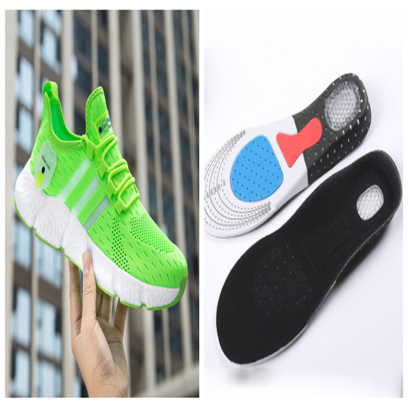 Zapatos deportivos transpirables tejidos con mosca de ocio