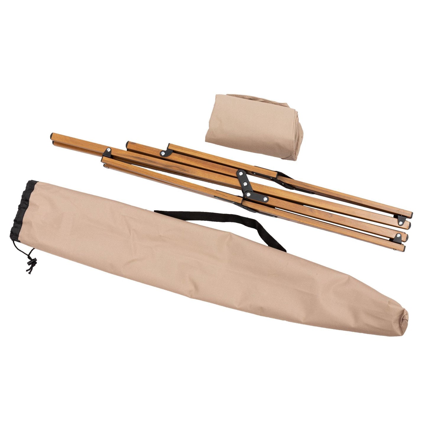 Chaise de Camping pliante en bois, tuyau en aluminium, Grain de bois, loisirs portables